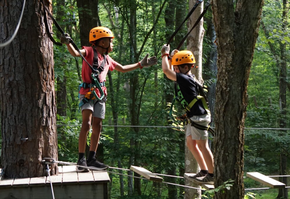 Young campers at Brave Jr Camp